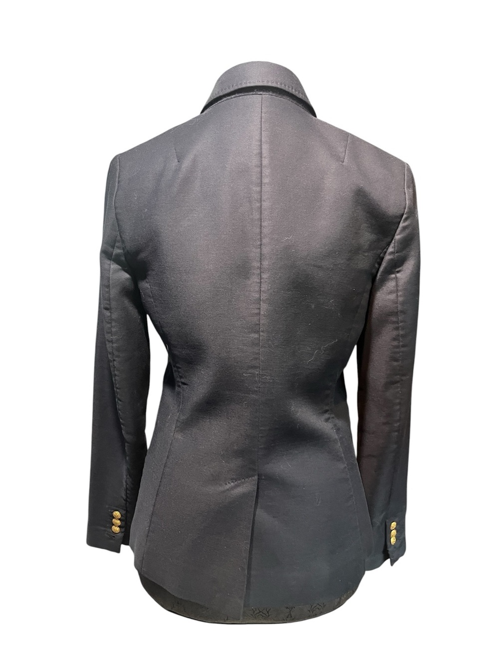 Vintage Banana Republic Navy Nautical Blazer Cotton Lined 2012 Coastal Ivy Size - Picture 3 of 9